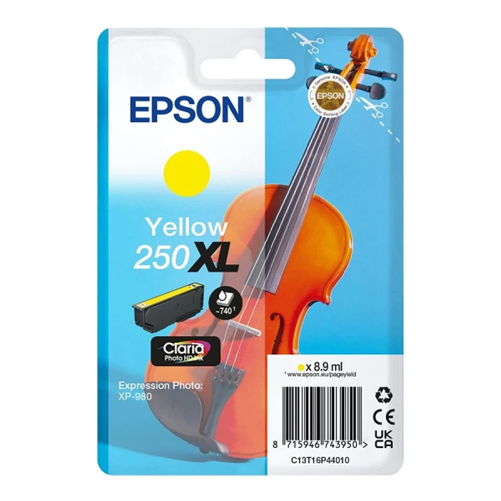 Epson 250XL Amarillo Cartucho de Tinta Original - C13T16P44010 1