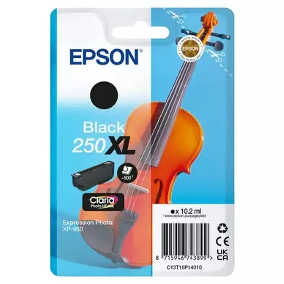 Epson 250XL Negro Cartucho de Tinta Original - C13T16P14010 1