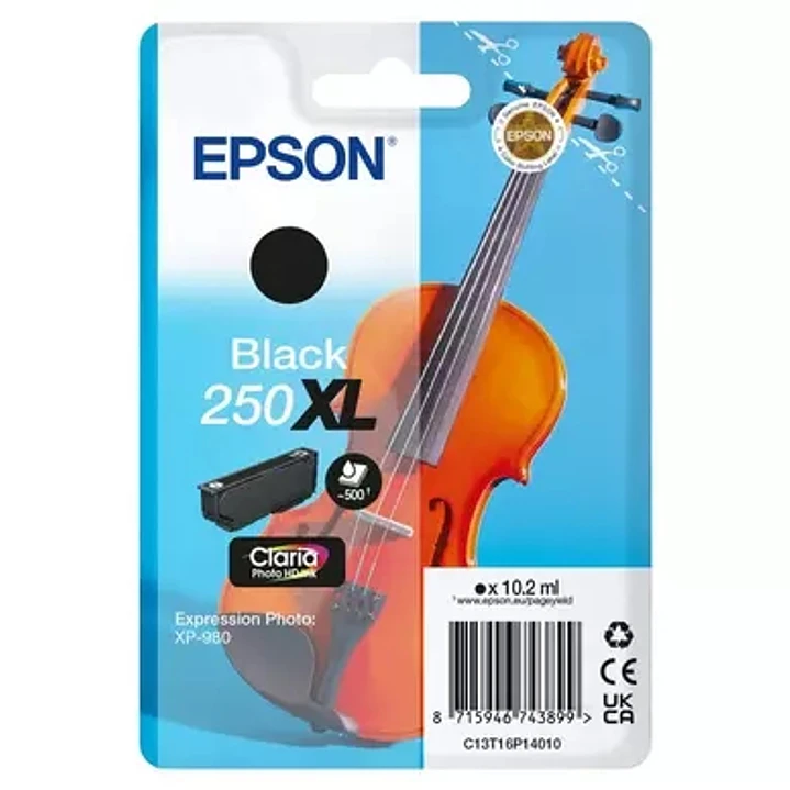 Epson 250XL Negro Cartucho de Tinta Original - C13T16P14010 1