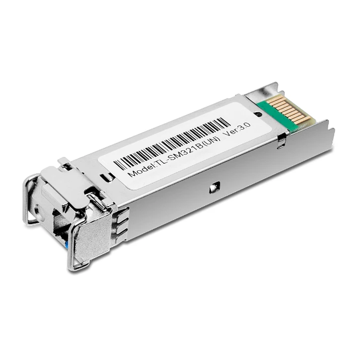 TP-Link Omada SM321B Modulo Transceptor SFP - 1000Base-BX WDM - Bidireccional - Fibra Optica hasta 20km - Velocidad hasta 1.25Gbps - Conector LC Simpl 1