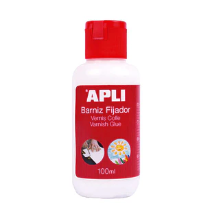 Apli Barniz Adhesivo Brillante 80ml - Proteccion Duradera - Secado Rapido - Facil Aplicacion - Transparente