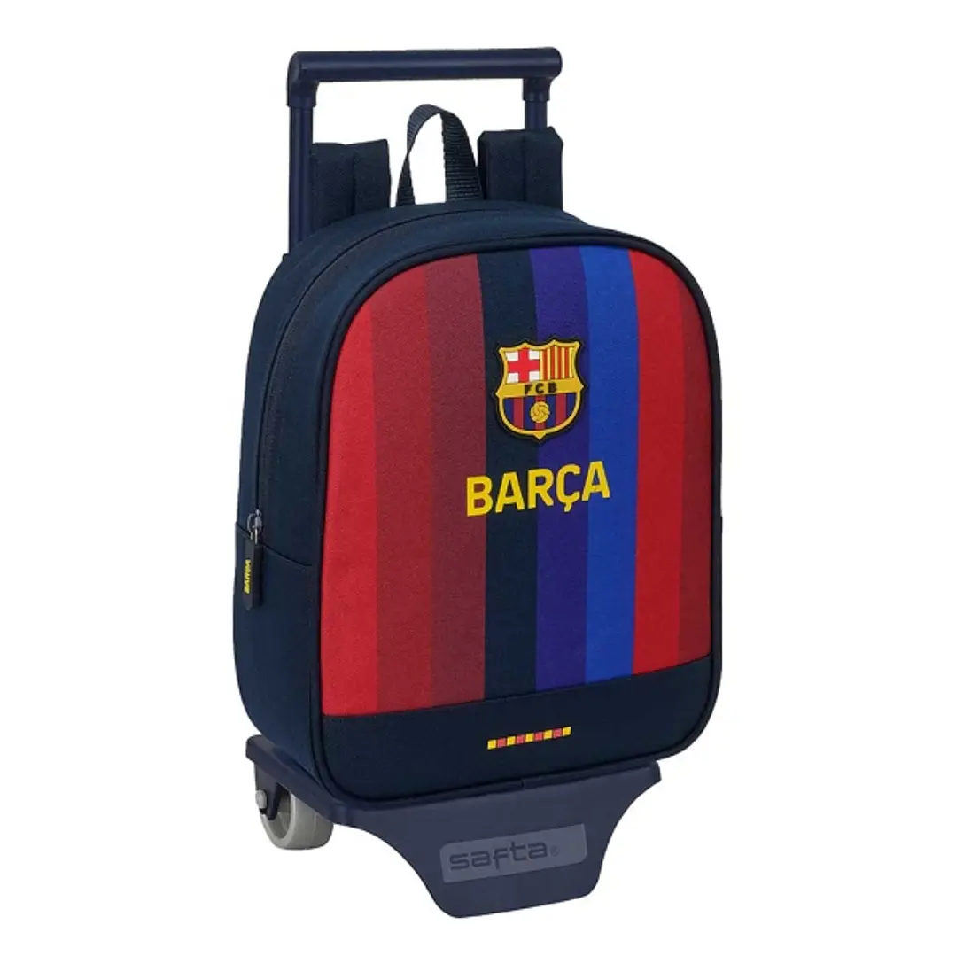 Safta F.C.Barcelona 1ª Equipacion 26/27 Mochila con Carro - Extraible - 6L - Tarjeta de Identificacion Personal - Asa de Mano - 22x27x10cm - Color Azu 1
