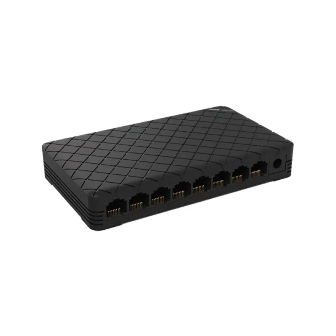 Ruijie RG-ES08G-L Switch No Gestionado - 8 Puertos - Velocidad hasta 1Gbps - Carcasa de Plastico - Color Negro 1