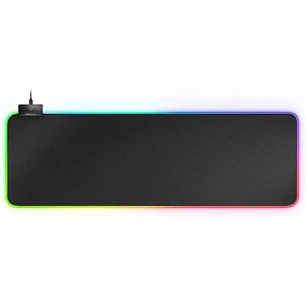 Mars Gaming MMPRGB2 Alfombrilla RGB XXL con HUB USB2.0 - Deslizamiento Nanotextil - Iluminacion RGB Control - Diseño XXL - 2 Puertos USB - Resistente 