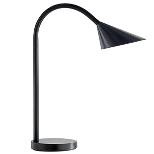 Unilux Lampara de Escritorio LED Sol - Iluminacion LED de Bajo Consumo - Diseño Elegante y Moderno - Brazo Flexible para Ajustar la Luz - Ideal para E
