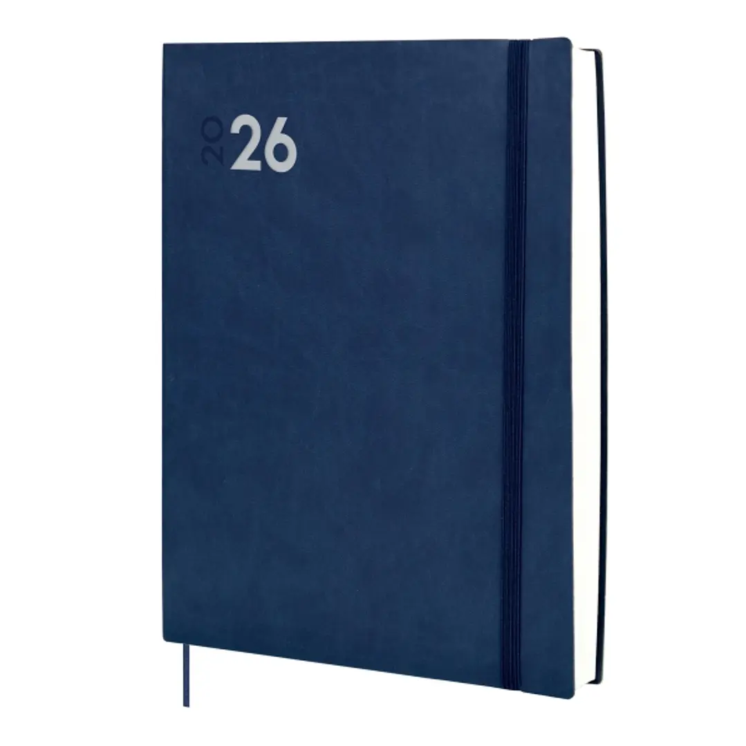 Finocam Dynamic Mara Agenda Profesional en Catalan - Anual 2026 - Tapa Blanda - Cierre con Goma Elastica - Formato Y12 - 214x25x275mm - 1 Dia por Pagi 1