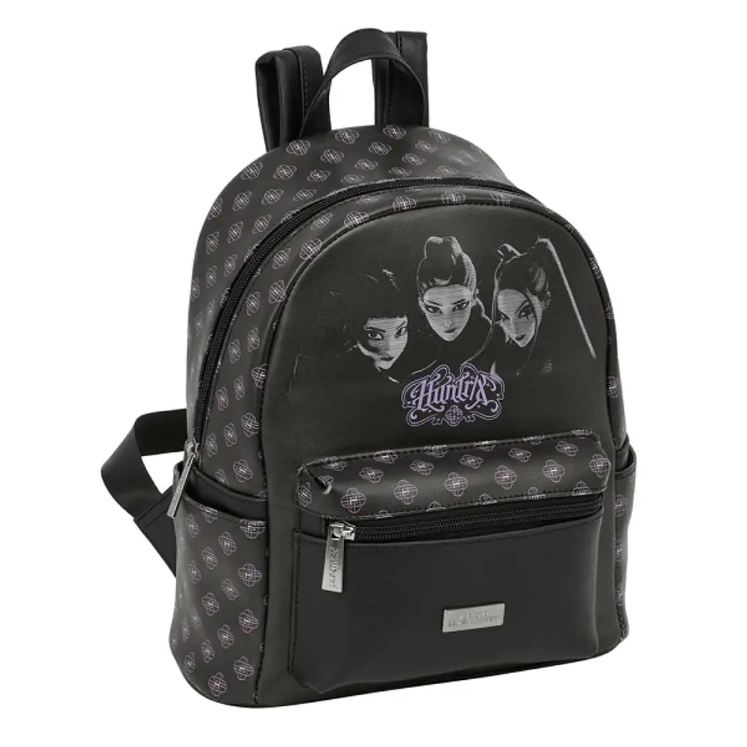 Safta K-Pop Demon Hunters Song Mini Mochila - Bolsillo Frontal y Lateral - Cremallera - Hombreras Ajustables - Asa Superior - Compacta y Ligera - 24x2 1
