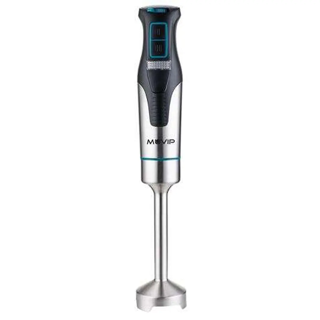Muvip Batidora de Mano Inox 1200W - 2 Velocidades - Control de Velocidad - Cuerpo de Acero Inoxidable 1