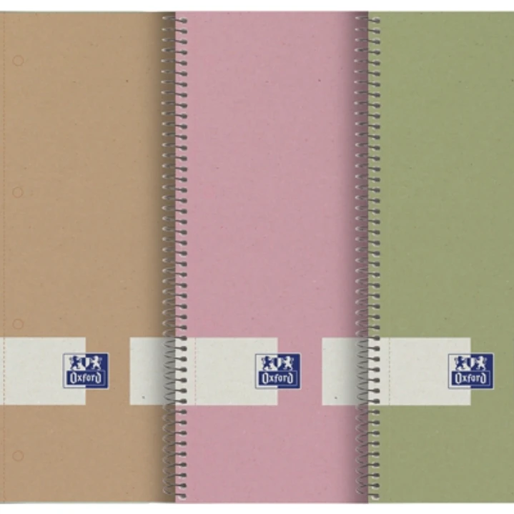 Oxford Nature Europeanbook A4+ Tapa Dura 5x5 80 Hojas - Cuaderno Ecologico - Tamaño A4+ - Tapa Dura Resistente - 80 Hojas Cuadriculadas 5x5 1