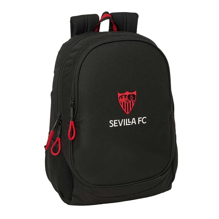 Safta Sevilla FC Mochila - 23L - Adaptable a Carro - Espalda Acolchada - Portabotellas - Cremallera con Doble Tirador - Asa de Mano - Hombreras Ergono 1