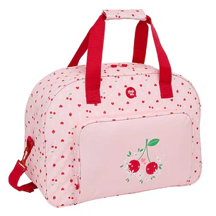 Safta Glowlab Frutitas Bolsa de Deporte - Bolsillo Frontal - Bandolera Ajustable - Doble Cremallera - Base con Tacos - Fondo Extraible - Material Reci