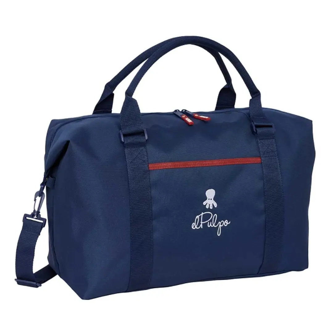 Safta el Pulpo Bolsa de Deporte - Bandolera Ajustable - Cierre de Iman - Interior Forrado - Cremalleras Bidireccionales - Asa Forrada - 43.35L - 500x2 1
