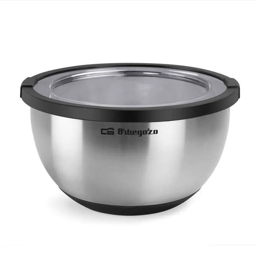 Orbegozo BOA 5000 BOL de Acero Inoxidable - Serie BOA - Duradero y Seguro - Capacidad 5L - Base Antideslizante - Libre de BPA - Apto Lavavajillas - Ve 1