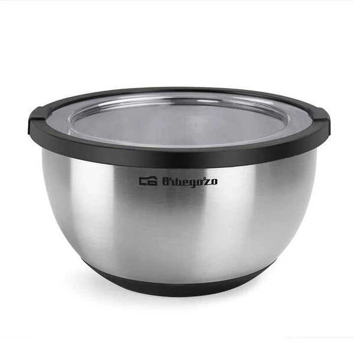 Orbegozo BOA 5000 BOL de Acero Inoxidable - Serie BOA - Duradero y Seguro - Capacidad 5L - Base Antideslizante - Libre de BPA - Apto Lavavajillas - Ve 1
