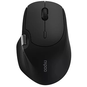 Rapoo MT560 Raton Inalambrico - Bluetooh y 2.4GHz - 4000 DPI - Bateria Recargable Ecologica - Color Negro