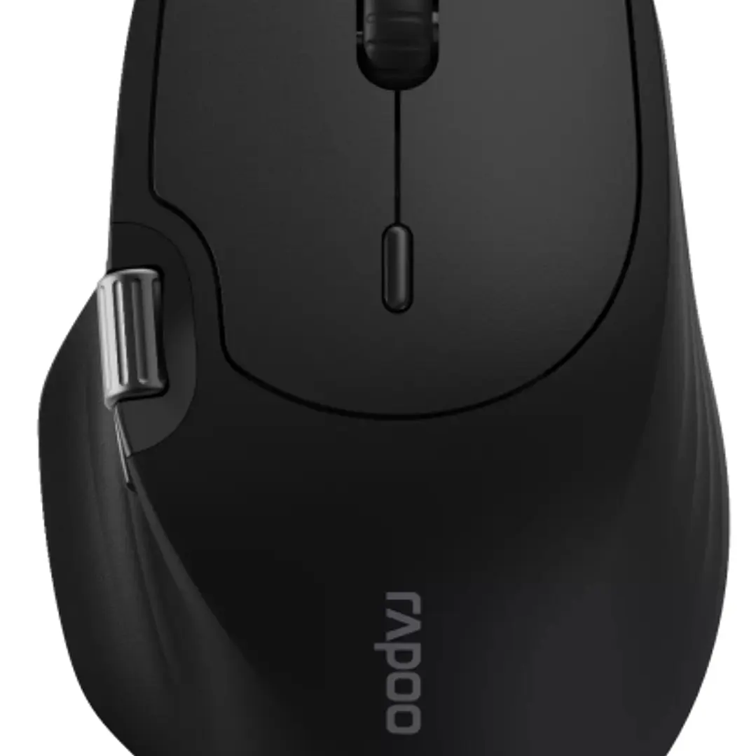 Rapoo MT560 Raton Inalambrico - Bluetooh y 2.4GHz - 4000 DPI - Bateria Recargable Ecologica - Color Negro 1