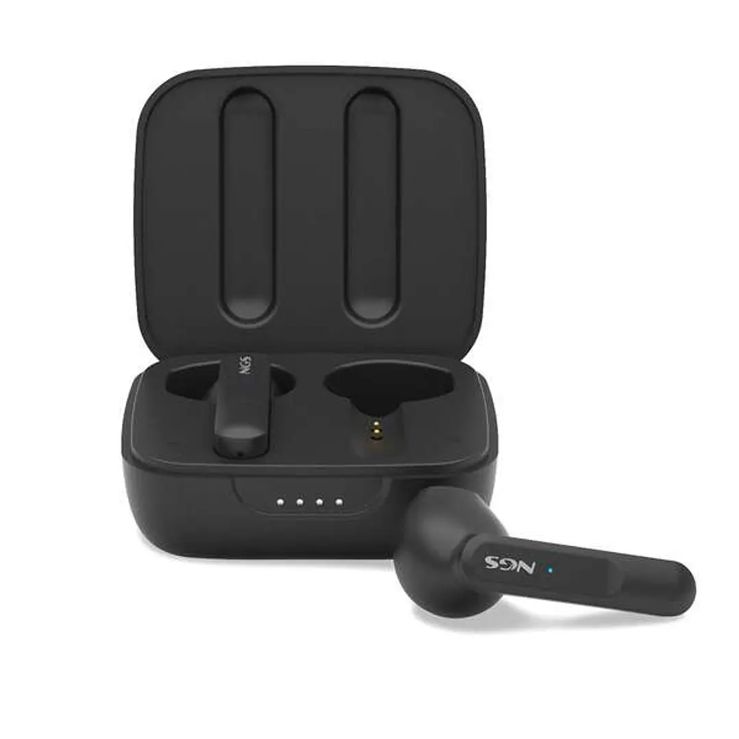 NGS Artica Move Black Auriculares Intrauditivos Bluetooth 5.3 TWS - Manos Libres - Asistente de Voz - Autonomia hasta 7h - Base de Carga - Color Negro 1