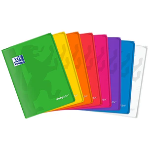 Oxford Easybook A4 Libreta Grapada - Tapa de Plastico Resistente - 1 Linea con 2 Margenes - 48 Hojas de Papel de Alta Calidad