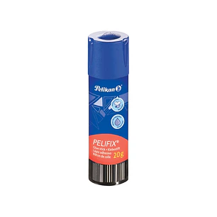 Pelikan Pelifix Pegamento en Barra de 20g - sin Disolventes - Lavable con Agua Fria - Color Blanco
