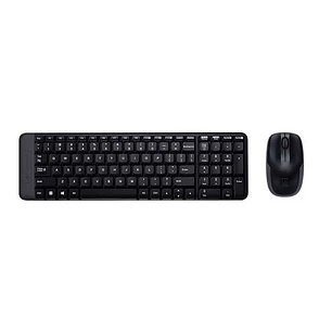 Logitech MK220 Pack Inalambrico Teclado K220 + Raton M150 3 Botones - Uso Ambidiestro - Color Negro