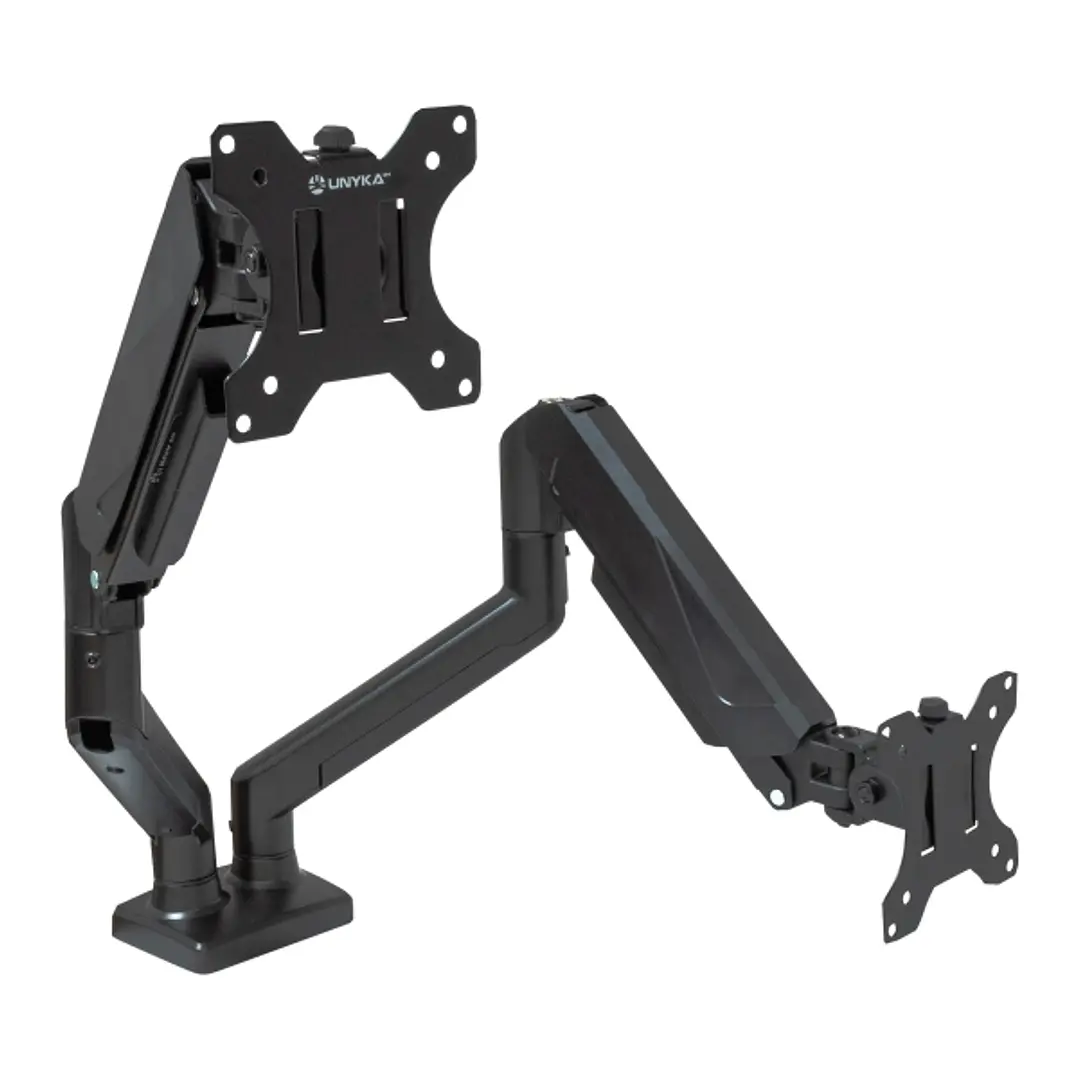 Unykach UK1479 Soporte de Mesa con Brazo Articulado para 2 Monitores de 13