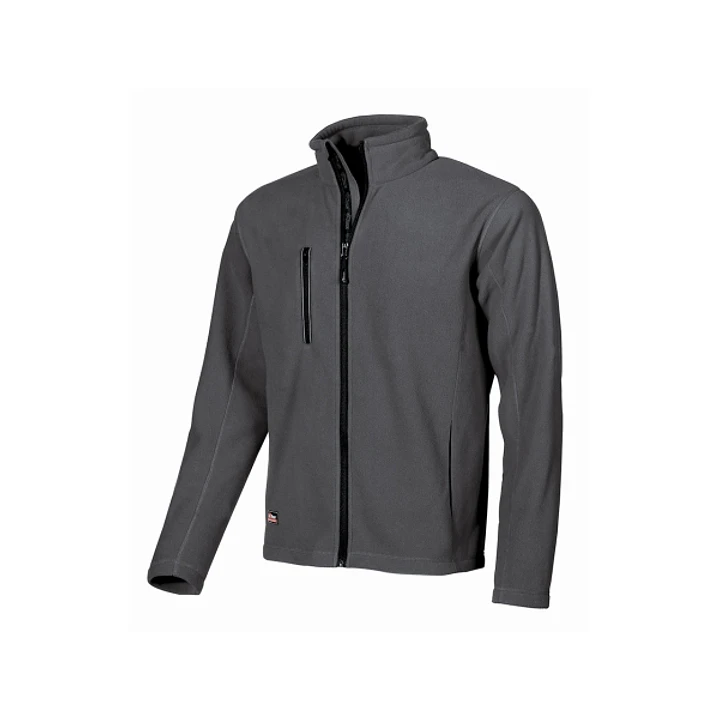 Upower Warm Chaqueta de Lana - Talla 2XL - Comodidad y Durabilidad, Cremallera Interna, Proteccion DPI1, Material 100% Poliester - Color Gris Meteorit 1
