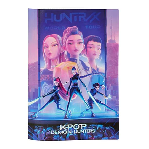 Safta K-Pop Demon Hunters Libreta Grapada - Formato A4 - Cuadricula de 5x5mm - Cantos Redondeados - 20.5x29.7cm - Multicolor