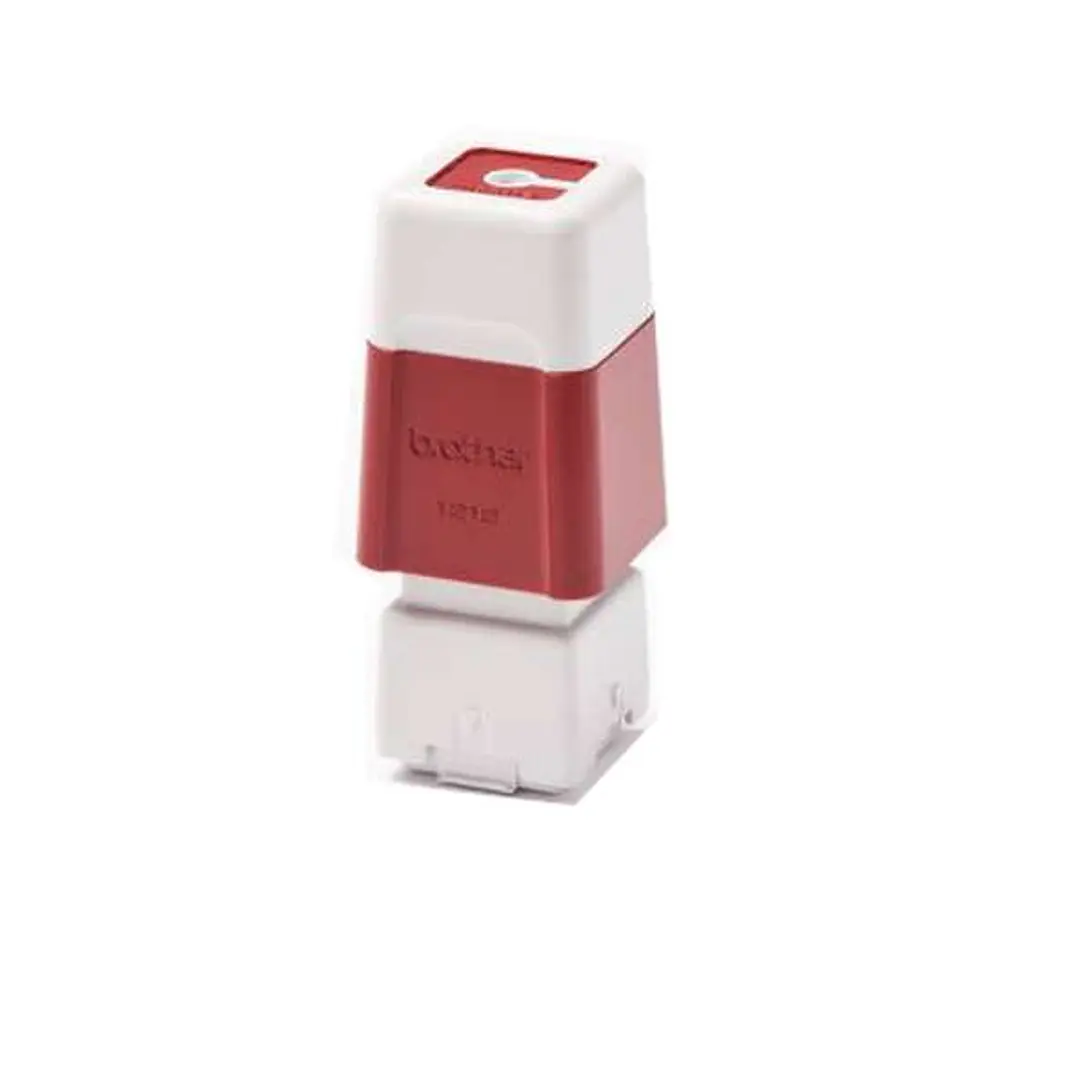 Brother PR1212R6P Pack de 6 Monturas de Sellos Originales - 12x12mm - Color Rojo 1