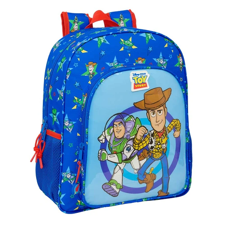 Safta Toy Story Good Vibes Mochila - Adaptable a Carro - Portabotellas - Tirador Doble - Hombreras Ergonomicas Acolchadas - Bolsillo Frontal - Asa de  1