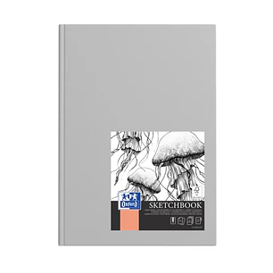 Oxford Artbooks A5 Tapa Extradura - Cuaderno Cosido para Esbozos - 96 Hojas de 100gr - Colores Surtidos