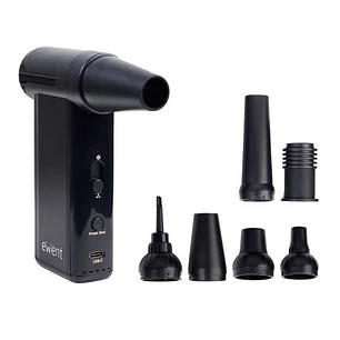 Ewent Pistola de Aire Comprimido - Bomba de Vacio e Inflador - 8 Velocidades -130000 RPM  - Bateria de 5000mah - Color Negro