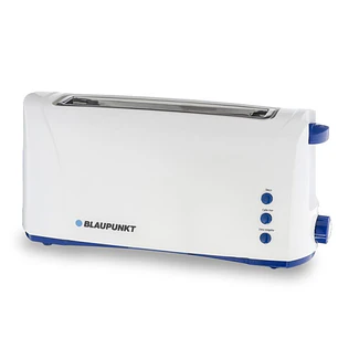 Blaupunkt BP4001 Tostadora Ranura Larga 1000W - 6 Niveles de Tostado con Termostato - Funcion Recalentar y Descongelar - Boton de Parada Rapida - Band