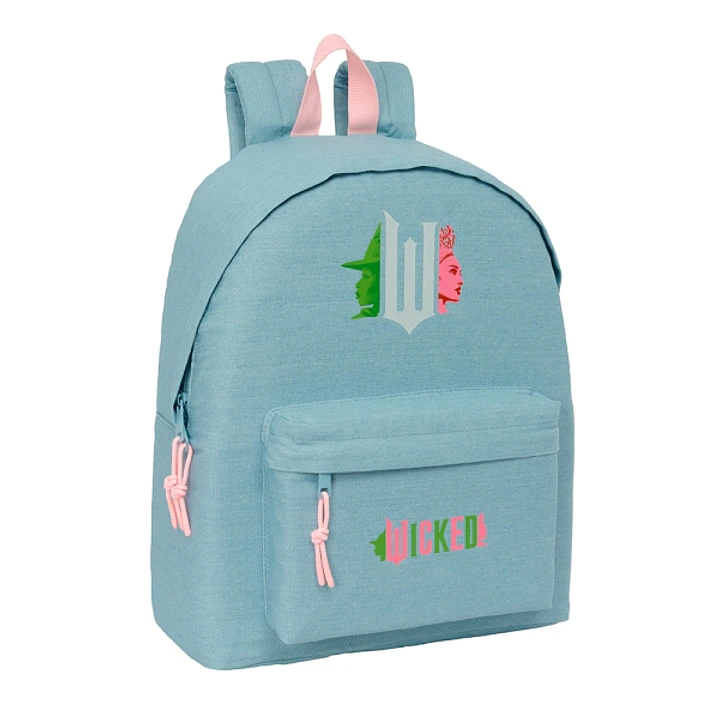 Safta Wicked Mochila - Bolsillo Frontal - Hombreras Acolchadas - Doble Tirador en Cremallera - Asa Superior - 20.8L - 330x150x420mm - Color Turquesa 1