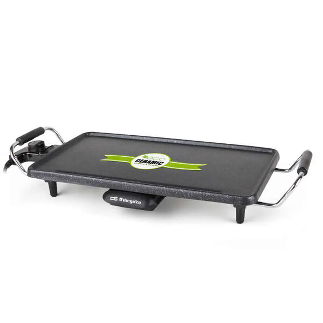 Orbegozo TBC 3000 Asador de Ceramica - Asados mas Exquisitos en su Propio Jugo - Superficie Antiadherente - Recipiente Recoge Grasa - Facil Limpieza - 1
