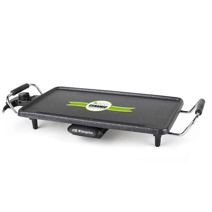 Orbegozo TBC 3000 Asador de Ceramica - Asados mas Exquisitos en su Propio Jugo - Superficie Antiadherente - Recipiente Recoge Grasa - Facil Limpieza - 1