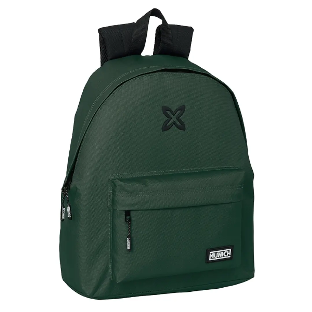 Safta Munich Basicos Mochila - Asa de Mano - 33x42x15cm - Color Verde 1