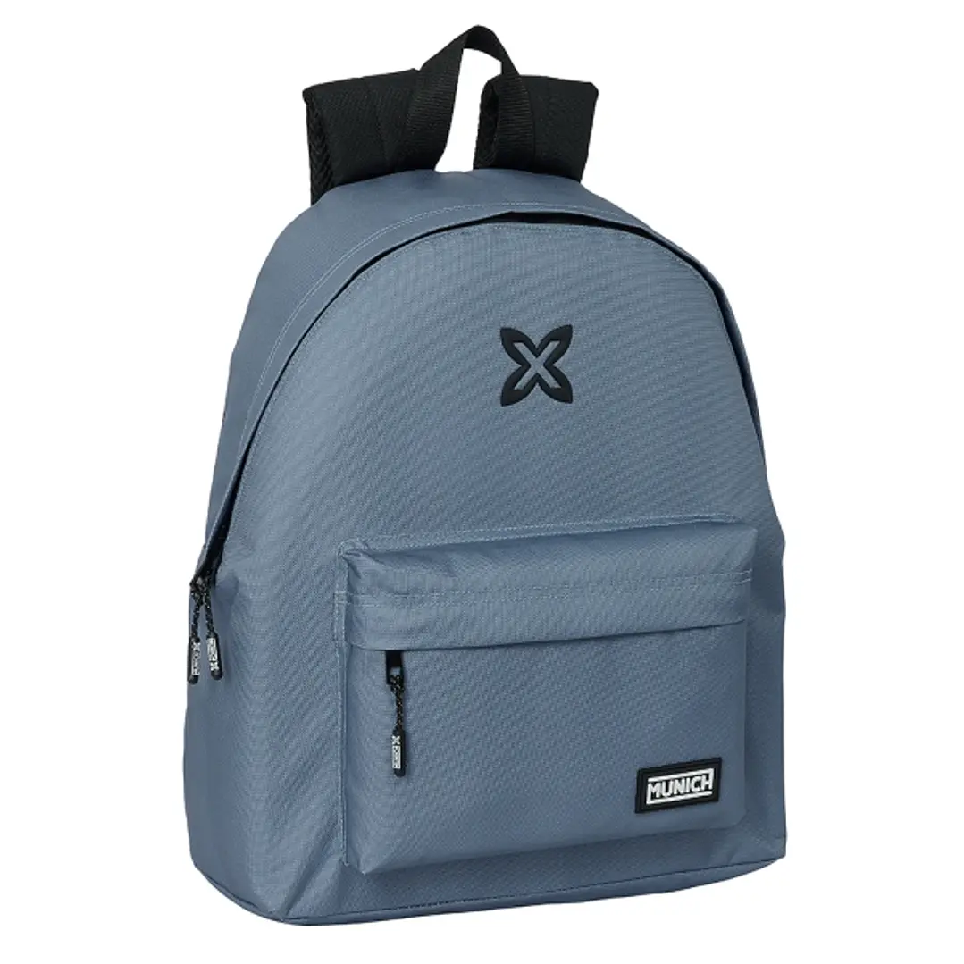 Safta Munich Basicos Mochila - Asa de Mano - 33x42x15cm - Color Gris 1