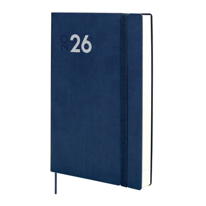 Finocam Dynamic Mara Agenda Profesional - Anual 2026 - Tapa Blanda - Cierre con Goma Elastica - Formato Y11 - 169x22x245mm - 1 Dia por Pagina - Color  1