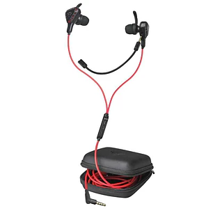 Trust Gaming GXT 408 Cobra Auriculares con Microfono - Microfono Desmontable - Multiplataforma - Altavoces Activos 10mm - Cable Rojo de 1.20m - Color 