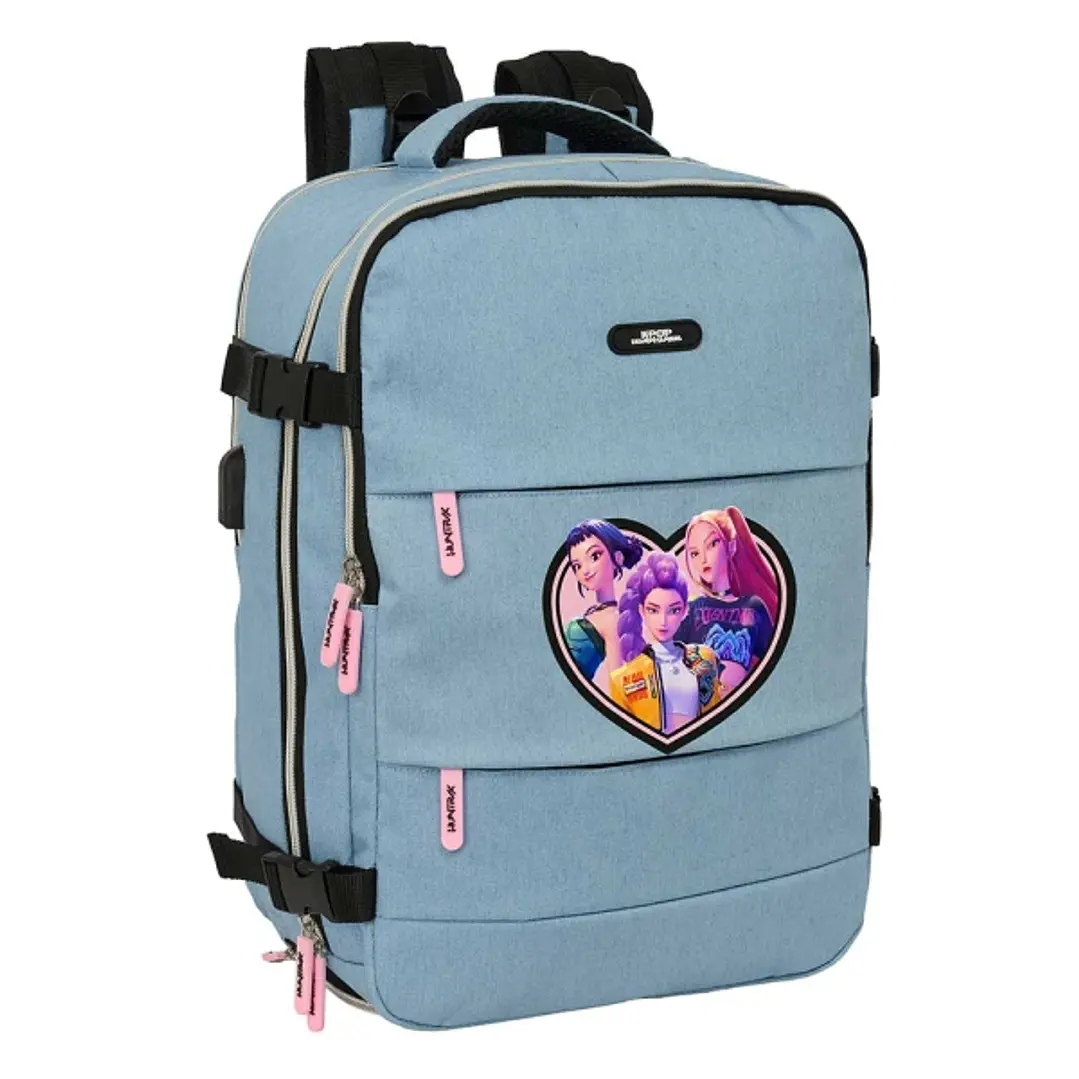Safta K-Pop Demon Hunters Huntr/X Mochila de Cabina - Bolsillo para Portatil hasta 15.6