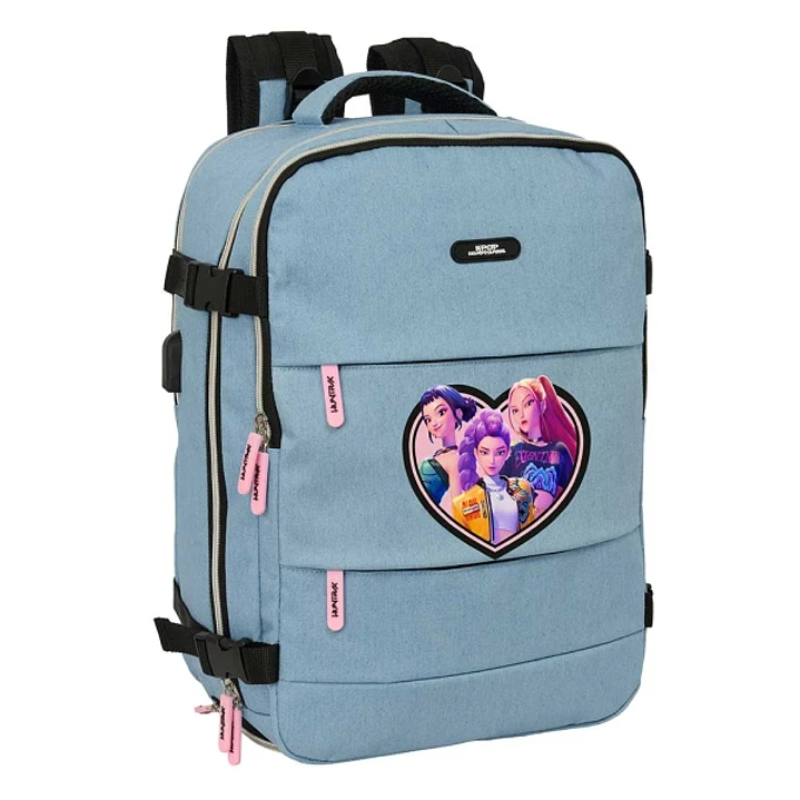 Safta K-Pop Demon Hunters Huntr/X Mochila de Cabina - Bolsillo para Portatil hasta 15.6