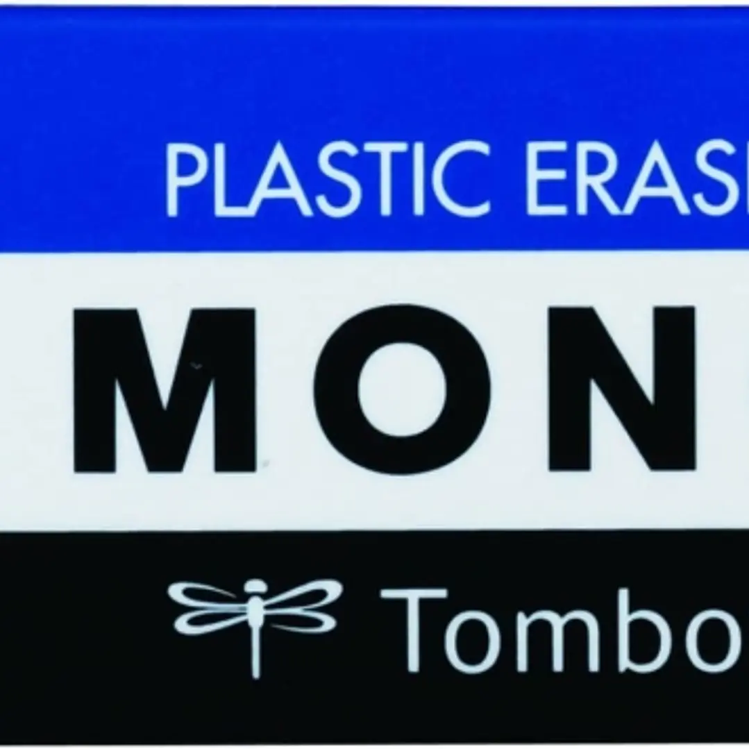 Tombow Mono Goma de Borrar Blanda - 19g - Formato M - PVC Libre de Ftalatos y Latex - Funda de Papel - Color Blanco 1