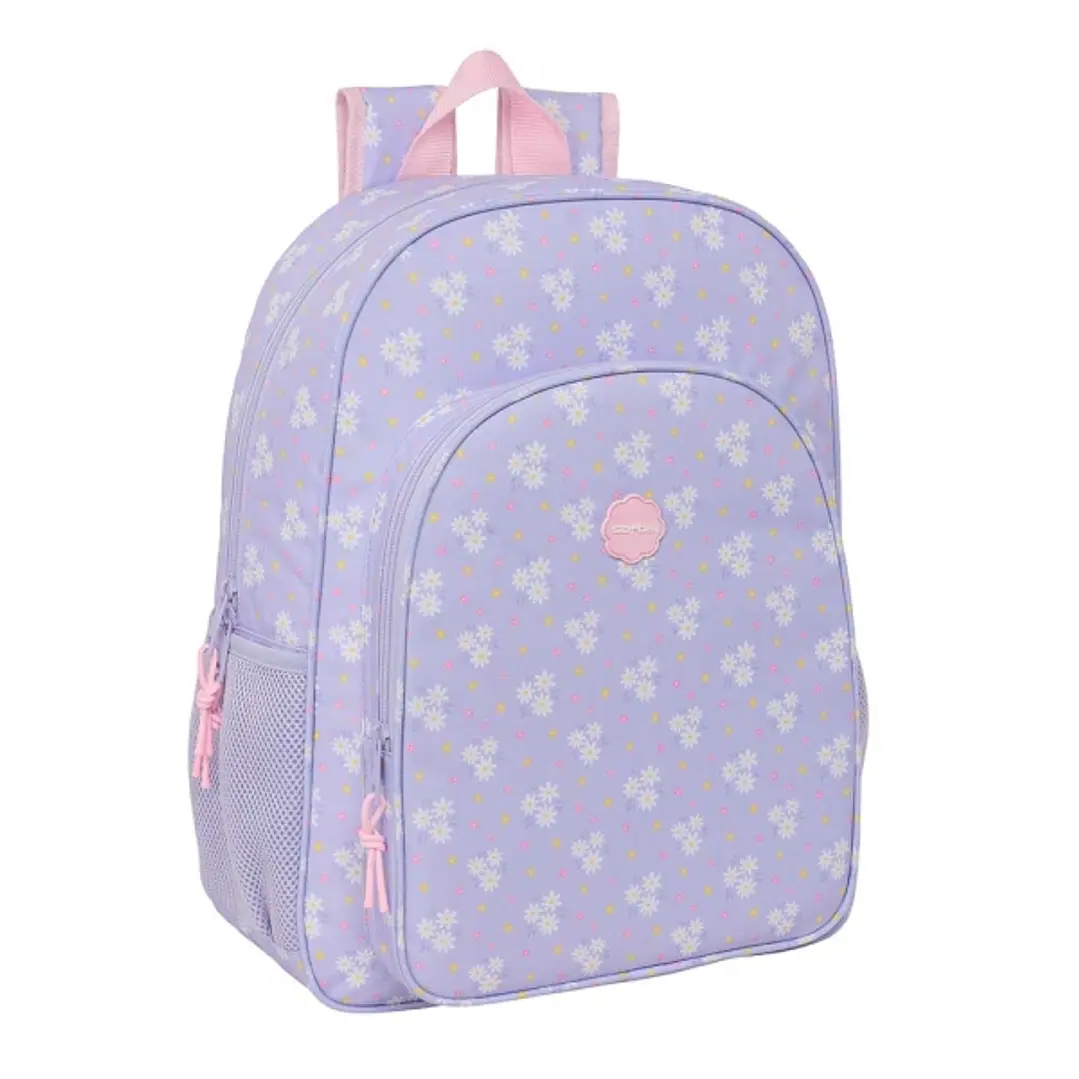 Safta Bouquet Mochila Adaptable a Carro - Portabotellas - Doble Tirador - Hombreras Acolchadas - Bolsillo Frontal - Asa Superior - 19L - 330x140x420mm 1