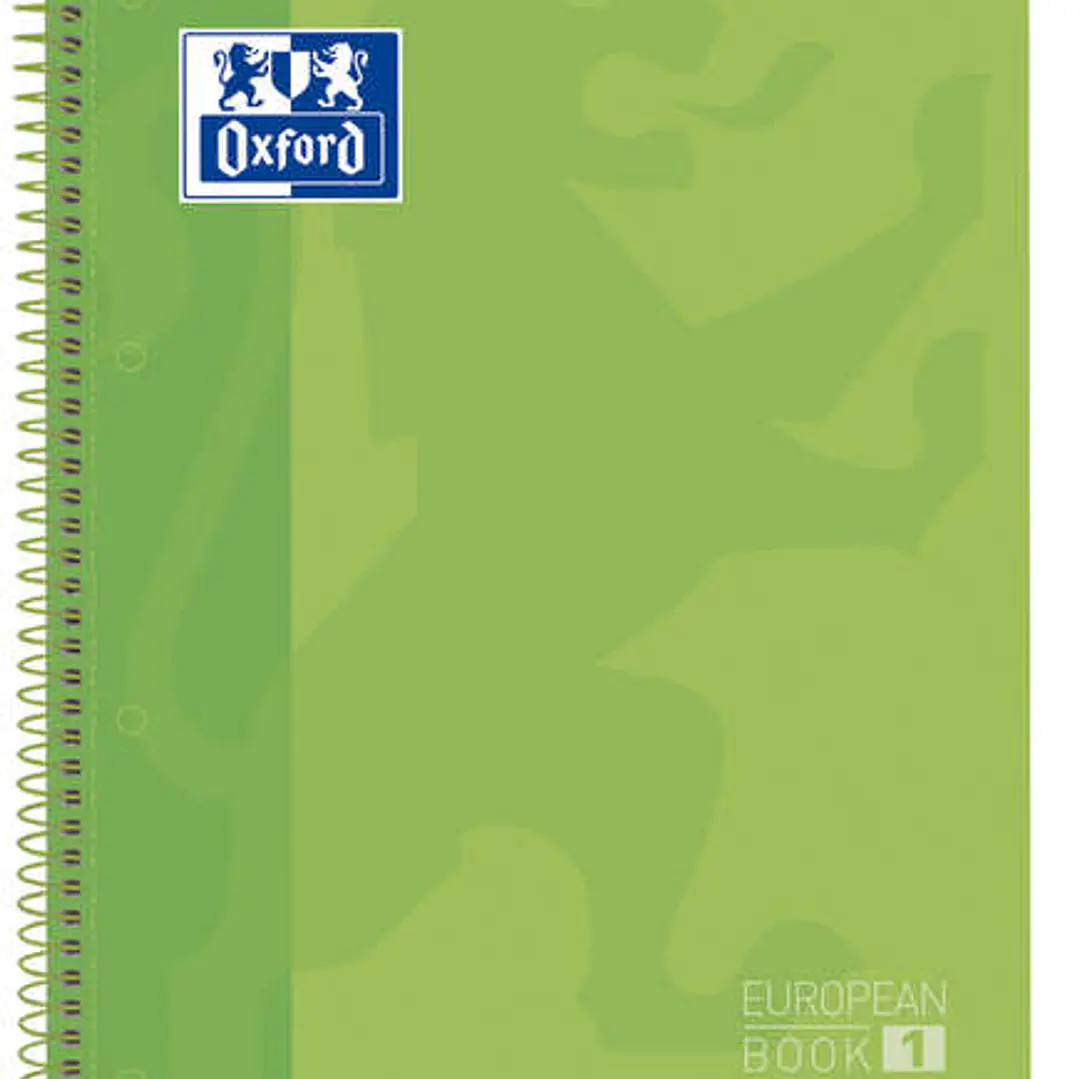 Oxford School Classic Europeanbook 1 A4+ Tapa Extradura - 80 Hojas - Color Verde Manzana 1