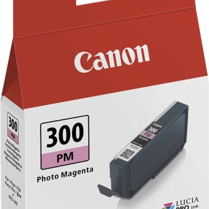 Canon PFI300 Magenta Photo Cartucho de Tinta Original - 4198C001/PFI-300PM 1