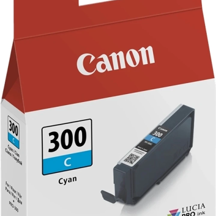Canon PFI300 Cyan Cartucho de Tinta Original - 4194C001/PFI-300C 1