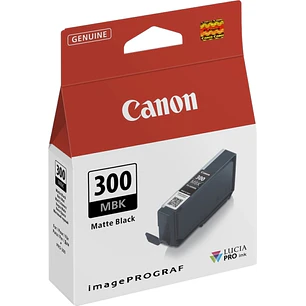 Canon PFI300 Negro Mate Cartucho de Tinta Original - 4192C001/PFI300MBK