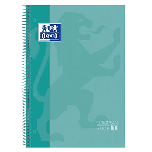 Oxford School Classic A4+ Europeanbook - Tapa Extradura - 80 Hojas - Color Ice Mint