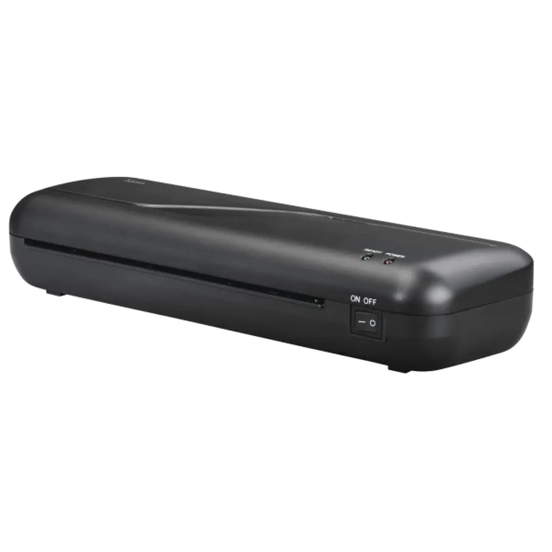 Hama Plastificadora A4 - Laminas hasta 0.6mm - Velocidad Laminacion 230mm/min - Calentamiento en 4 Minutos - Boton de Liberacion - 33x10.6x6cm - Color 1