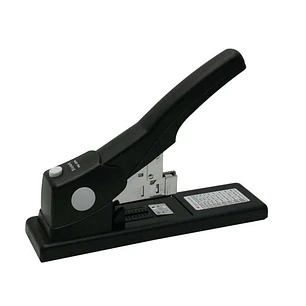 Bismark Grapadora de Gruesos 24mm - Funcion de Grapado en Plano - Capacidad para 200 Hojas - Color Negro